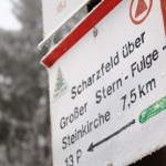 wanderwege und stiege zum knollen
