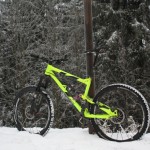 mit dem mtb durch den schnee