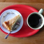 Zum Nachtisch ein Kuchen.