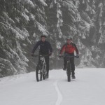 Jungfräulicher Neuschnee oberhalb von Sieber