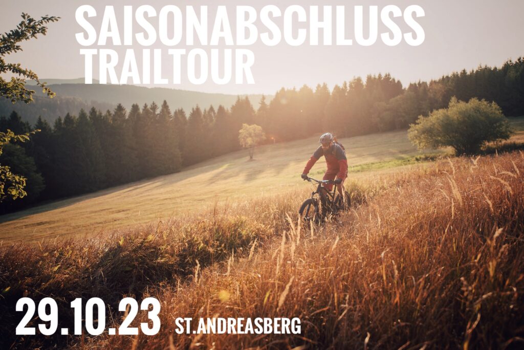 Die Saisonabschlusstour Trailtour am 29.10.2023 in Sankt Andreasberg, Harz.