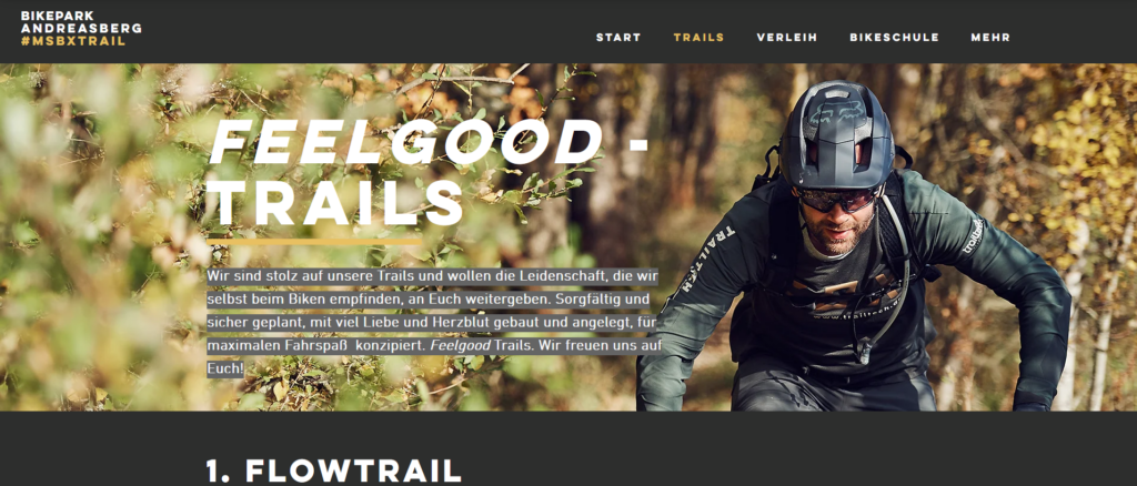Vielseitige Mountainbike Trails und Strecken für alle. Kinder, Einsteiger und Profis kommen in Andreasberg auf ihre Kosten.
