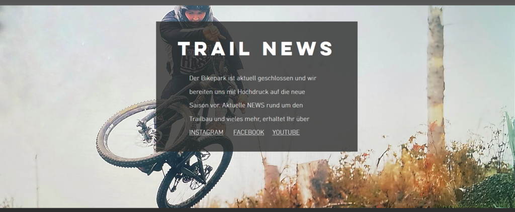 Die Trail News informieren über aktuelle Baumaßnahmen auf den Mountainbike Streclen.
